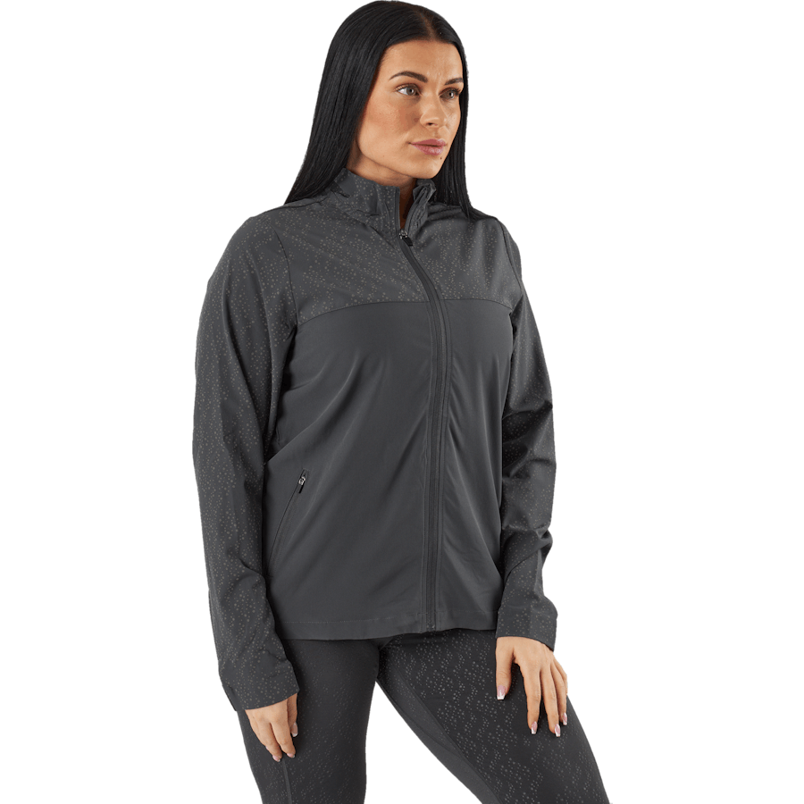 Chaqueta reflectante Run Negro / Gris