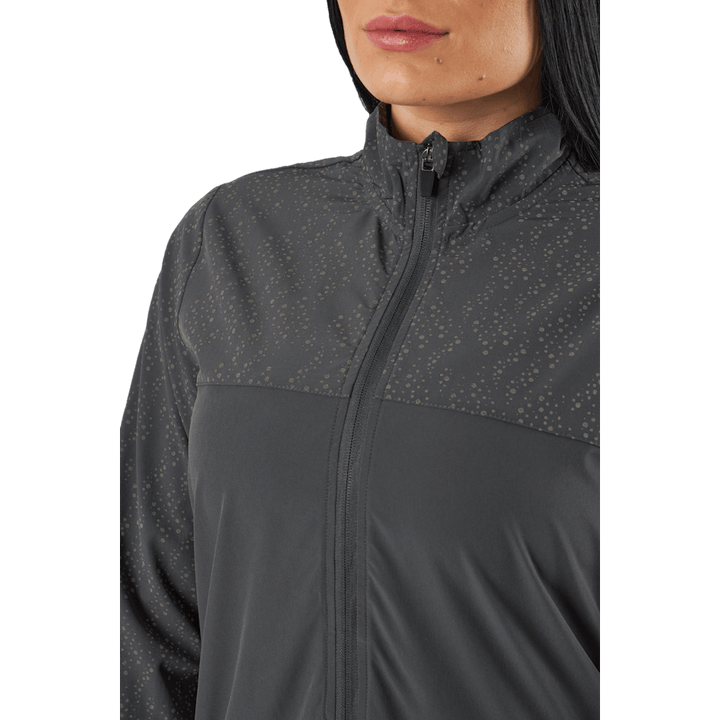 Chaqueta reflectante Run Negro / Gris