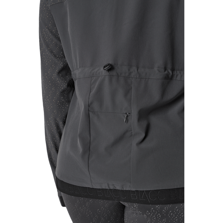 Chaqueta reflectante Run Negro / Gris
