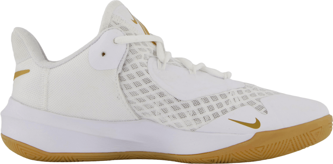 Unisex Hyperspeed Court Indoor Bianco/Mtlc Oro