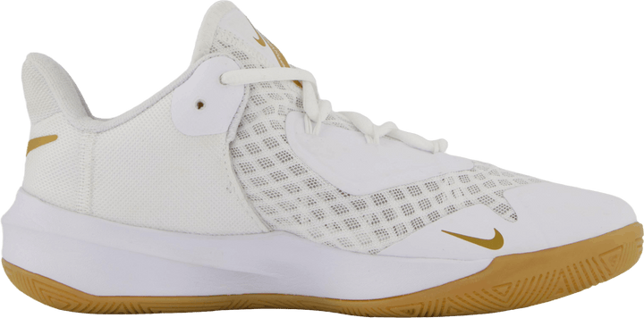 Unisex Hyperspeed Court Indoor Bianco/Mtlc Oro