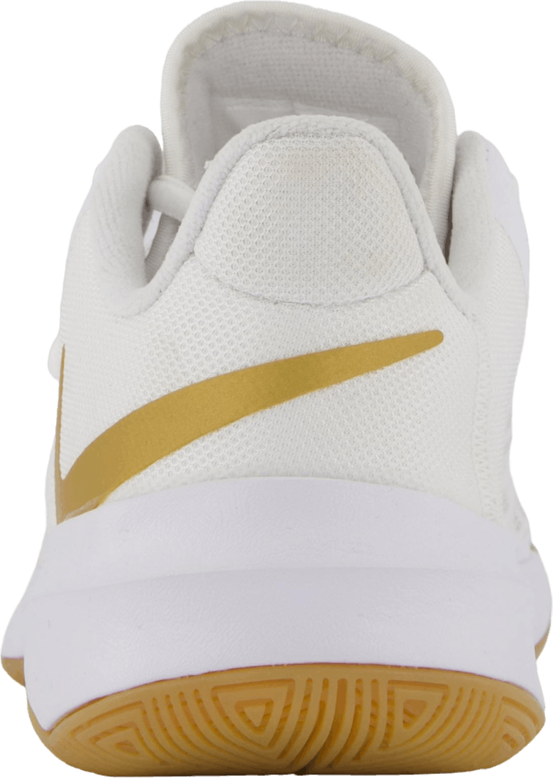 Unisex Hyperspeed Court Indoor Bianco/Mtlc Oro