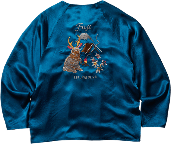 Jackalope Souvenir Jacke Blau