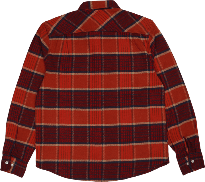 Bowery L/s Flanell Mahagoni/verbranntes Henna/Mars Rot