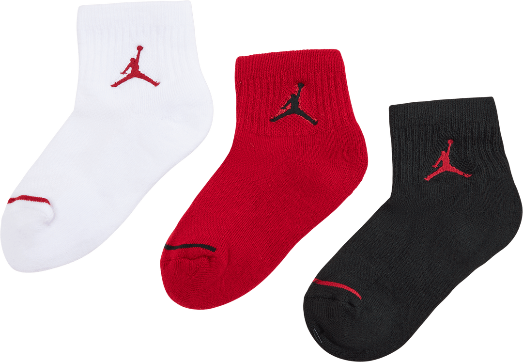 Jumpman Crew-strumpor för barn, 3-pack (5-7 år)