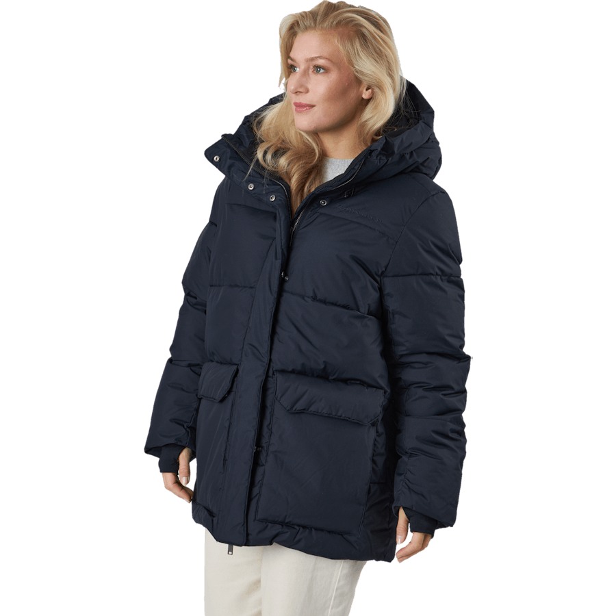 Snoh-jakke svart