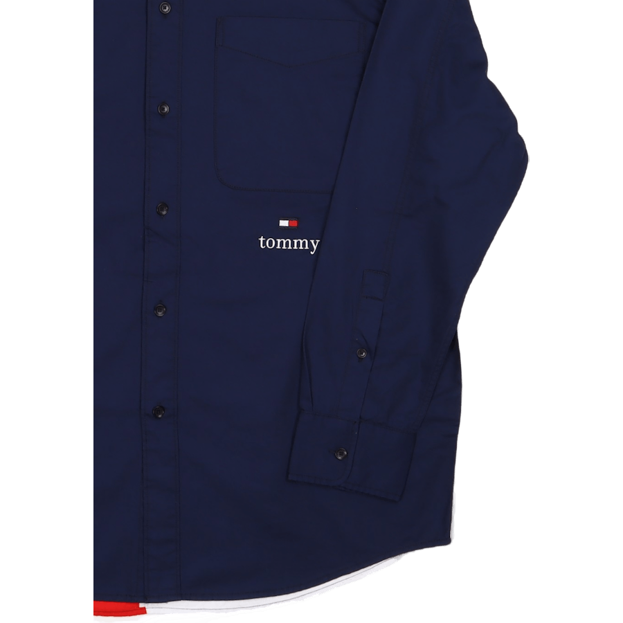 Tjcu Flag Heritage Shirt Yale Navy