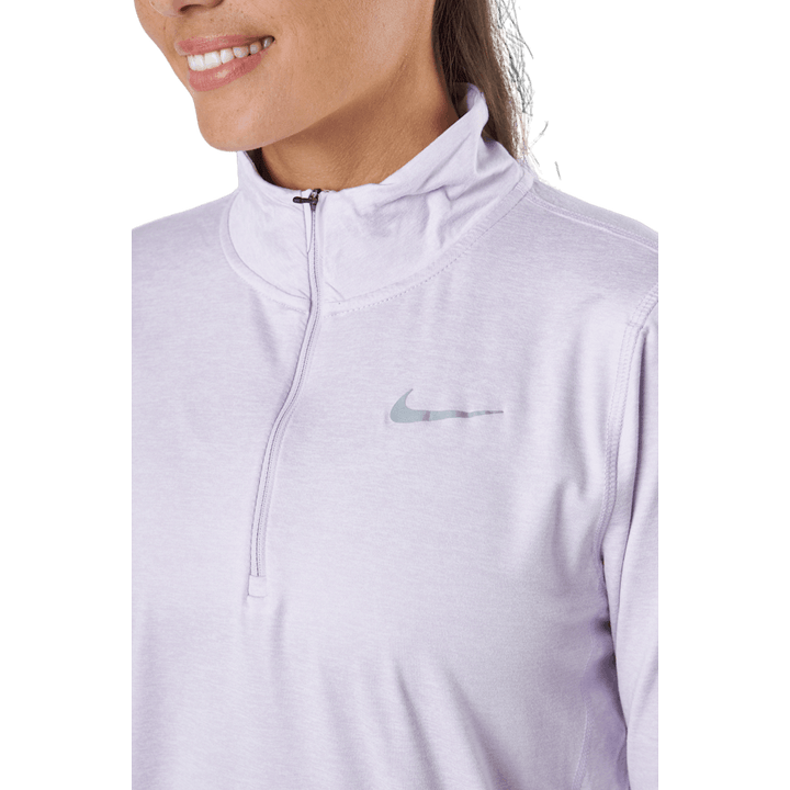 Nike Element Women's 1/2-zip R Doll/barely Grape/htr/reflecti