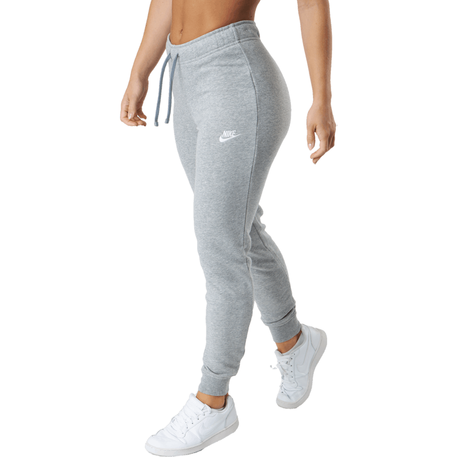 Sportswear Club Fleece Women's Mid-Rise Pants DK GREY HEATHER/WHITE