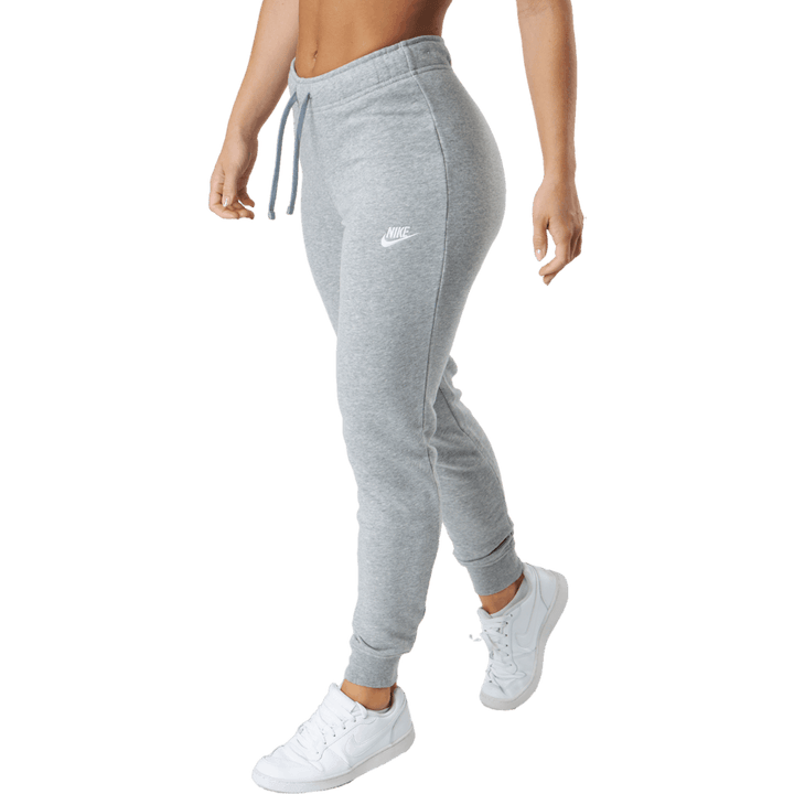 Sportswear Club Fleece Women's Mid-Rise Pants DK GREY HEATHER/WHITE