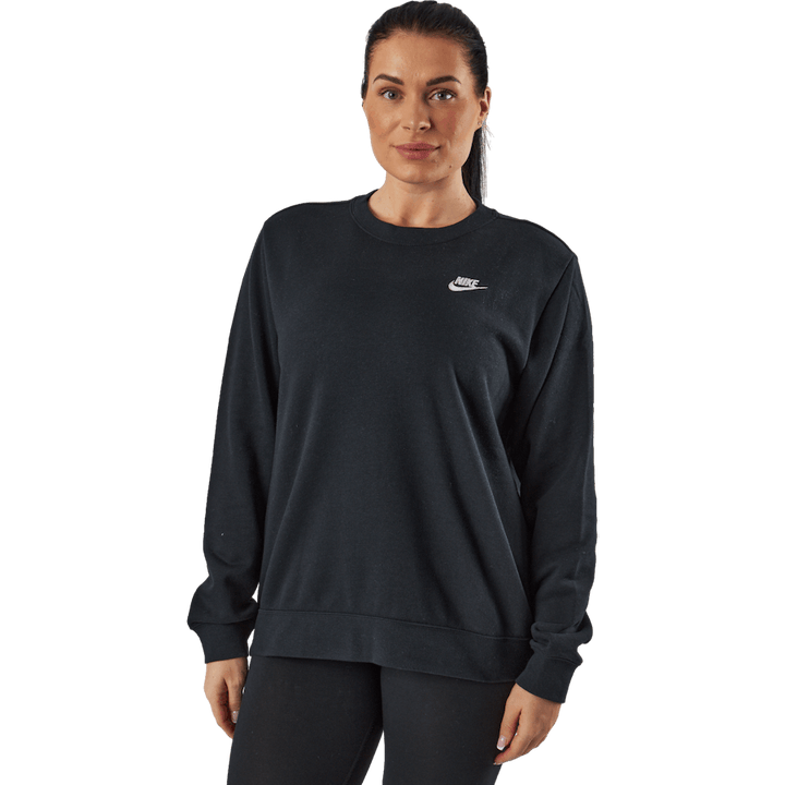 Sportswear Club Fleece Women's Crew BLACK/WHITE
