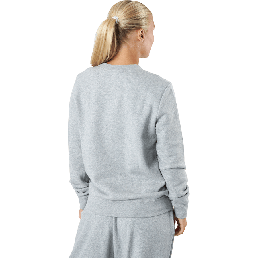 Sportswear Club Fleece Damen Crew DK GREY HEATHER/WHITE