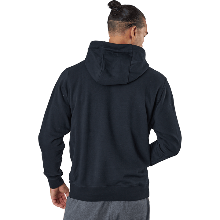 Sportswear Club Pullover Hoodie för män SVART/BLACK/WHITE