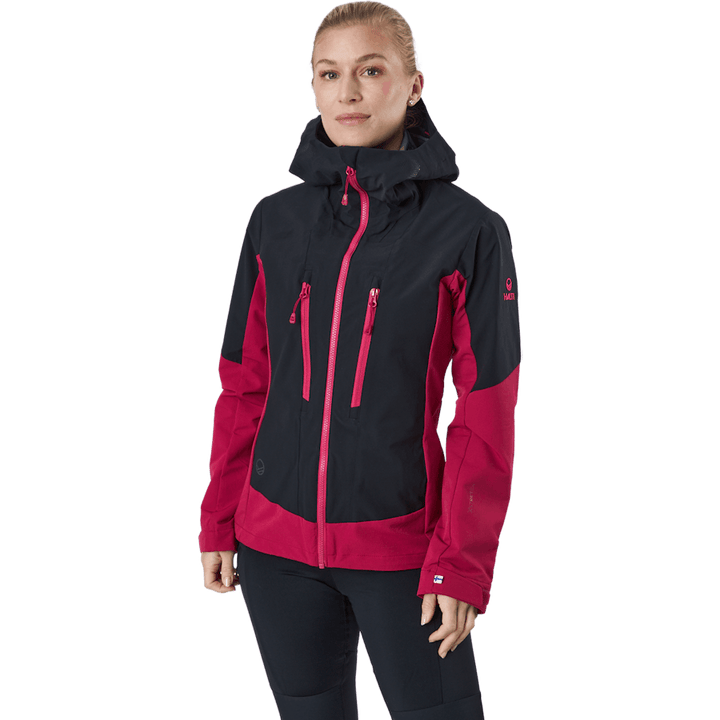 Pallas W Ii Warm Hybrid Jacket Cerise Pink - Black