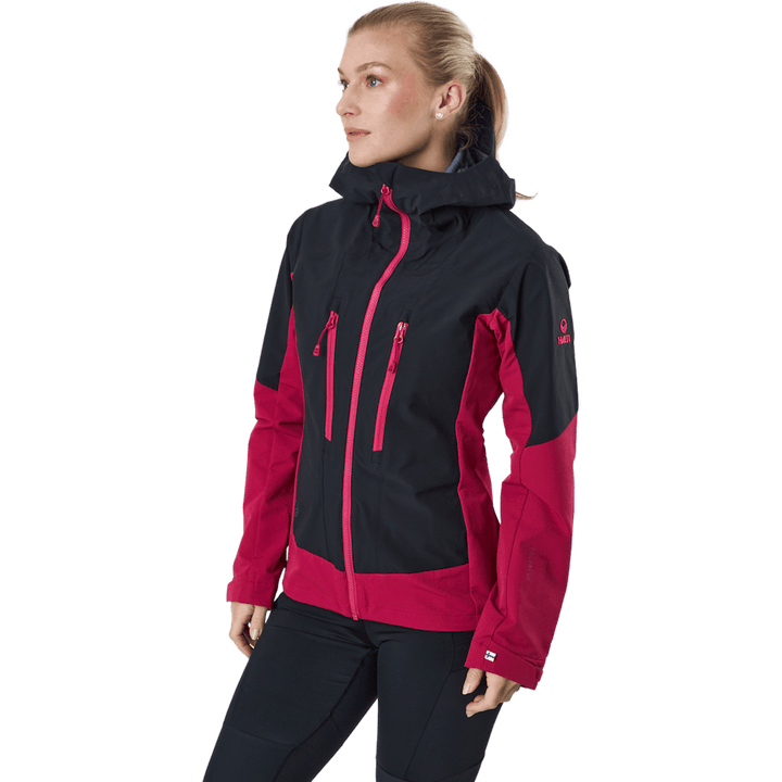 Pallas W Ii Warm Hybrid Jacket Cerise Pink - Black