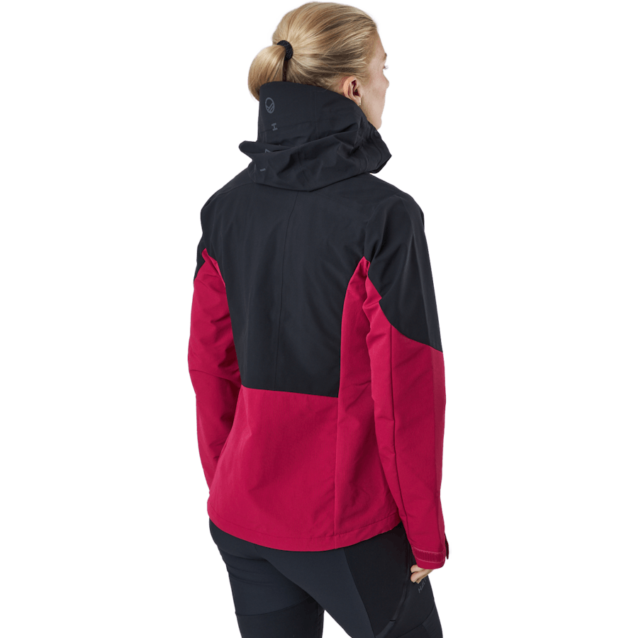Pallas W Ii Warm Hybrid Jacket Cerise Pink - Black