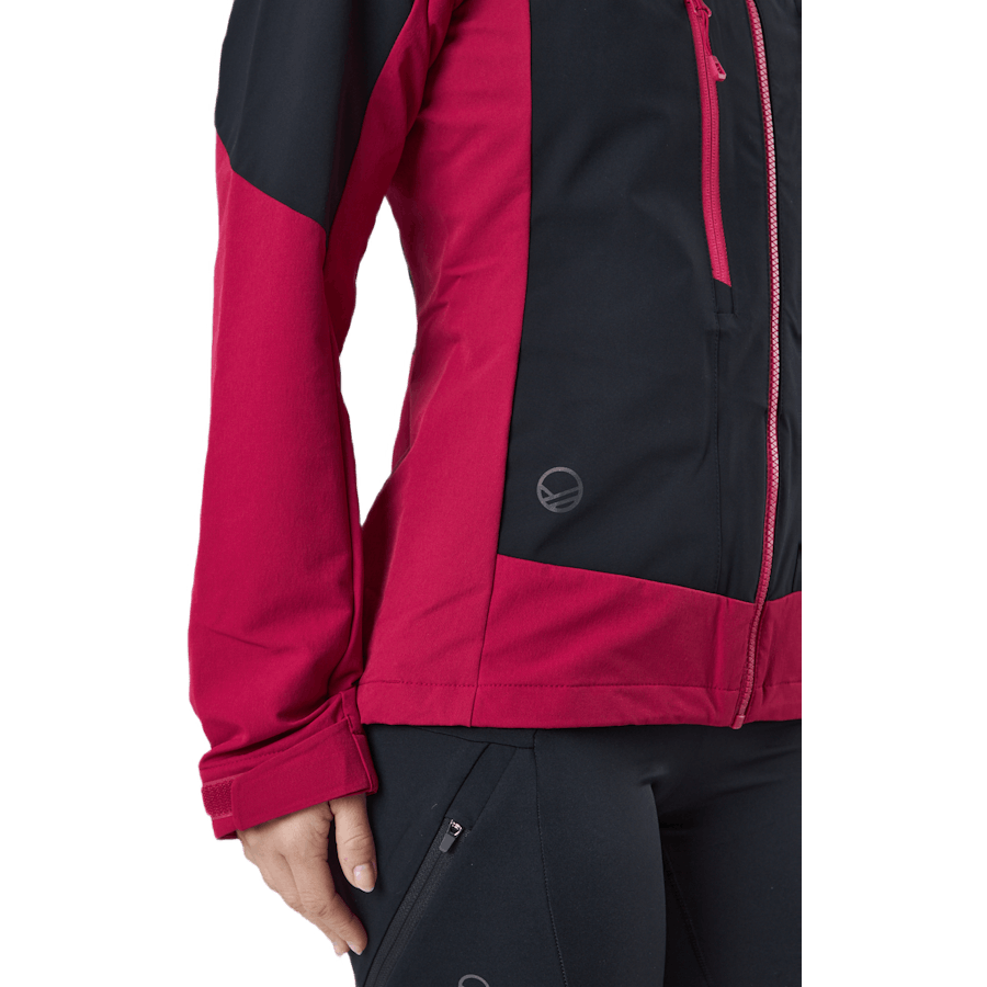 Pallas W Ii Warm Hybrid Jacket Cerise Pink - Black