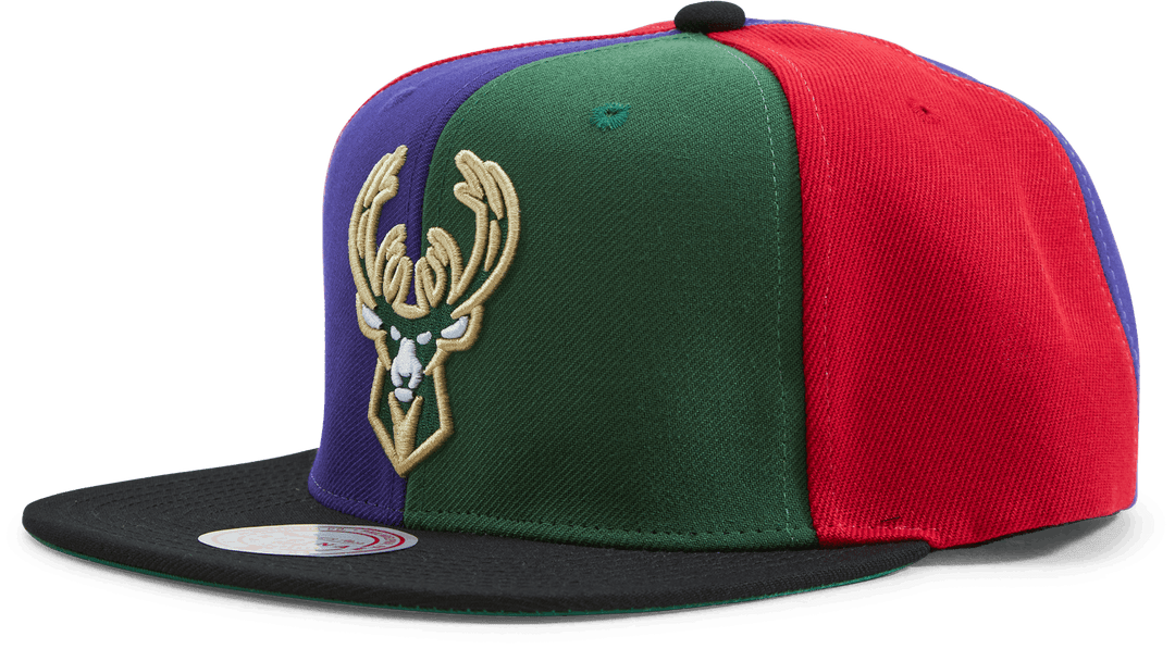 Bucks Team Era Pinwheel Snapback