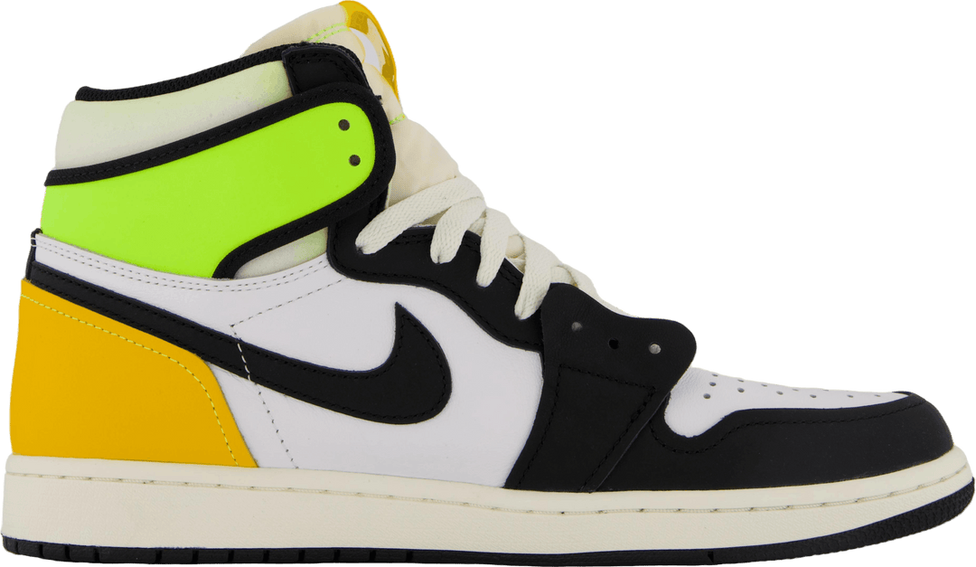 Air Jordan 1 Retro High Og Branco/preto-volt-university Go