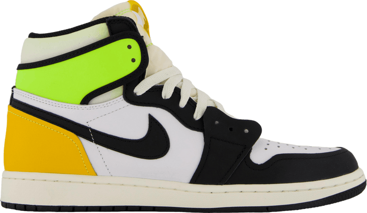 Air Jordan 1 Retro High Og Branco/preto-volt-university Go