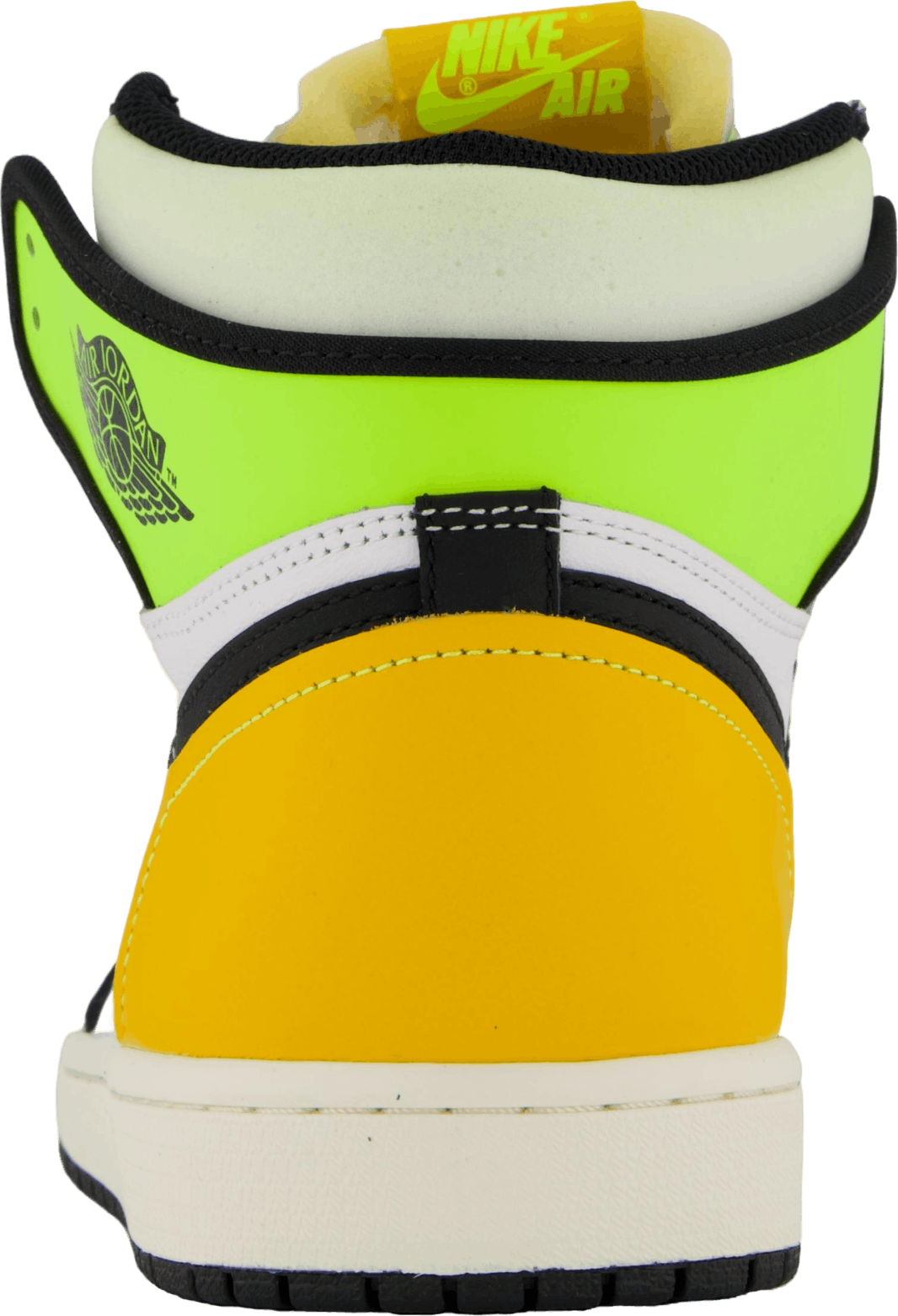 Air Jordan 1 Retro High Og Branco/preto-volt-university Go