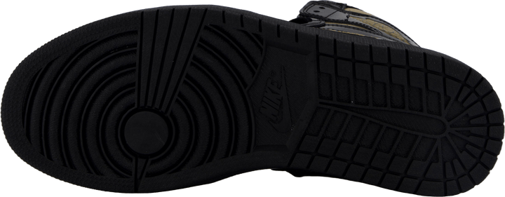 Air Jordan 1 Retro High Og Schwarz, Metallisch Gold