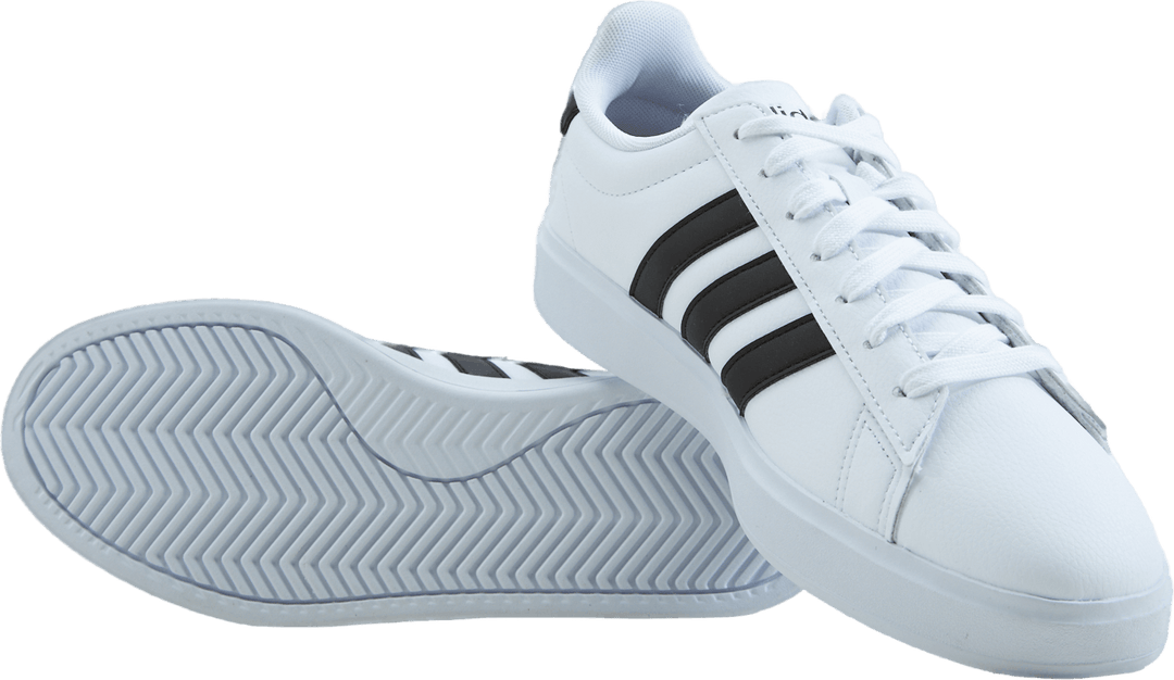 Chaussures Grand Court Cloudfoam Comfort Blanc nuage / Noir noyau / Blanc nuage