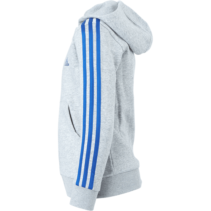 Essentials 3-Streifen-Kapuzenpullover Medium Grey Heather