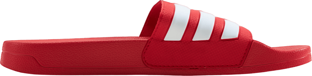 Claquettes de douche Adilette Rouge vif / Blanc nuage / Rouge vif