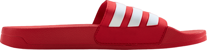 Claquettes de douche Adilette Rouge vif / Blanc nuage / Rouge vif