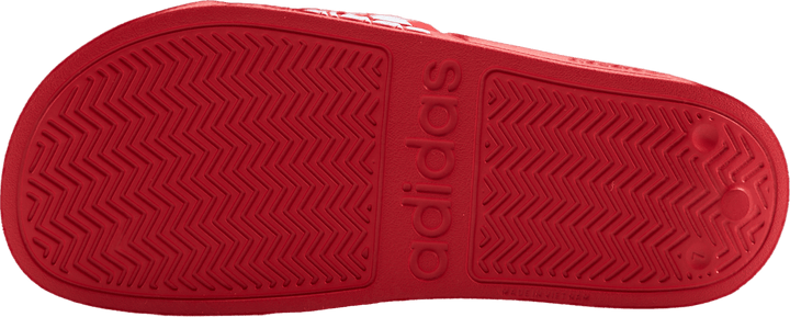 Claquettes de douche Adilette Rouge vif / Blanc nuage / Rouge vif