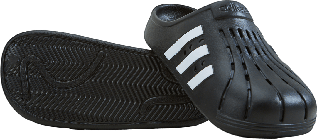 Sabots Adilette Noirs / Blancs nuageux / Noirs nuageux