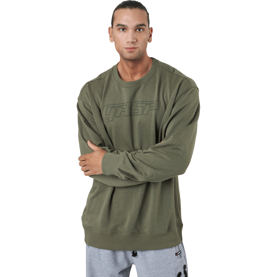 Division Crewneck Vert délavé