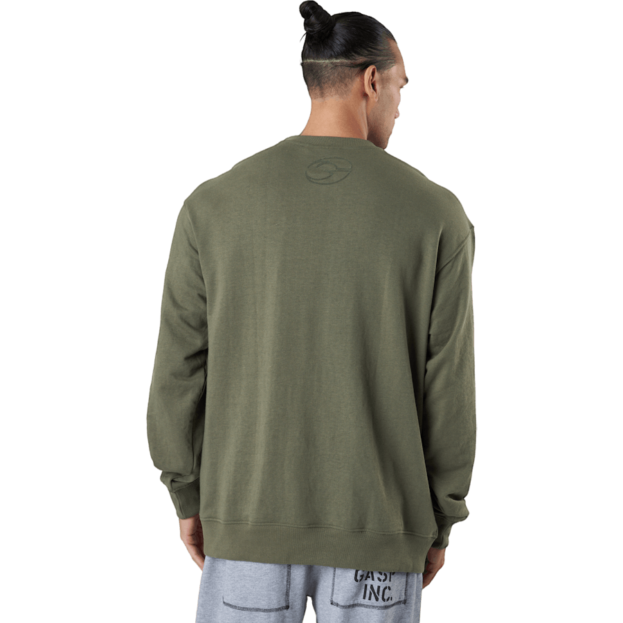 Division Crewneck Vert délavé