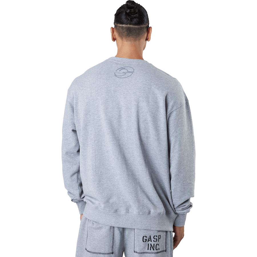 Pull ras du cou Division gris chiné
