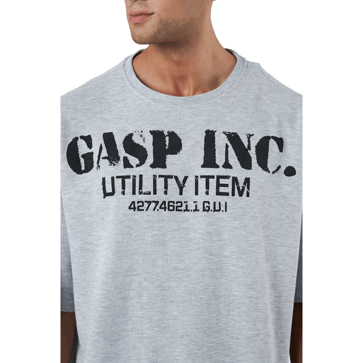 T-shirt thermique Iron, gris chiné