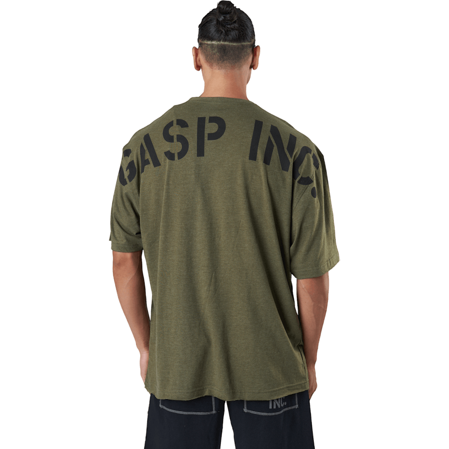 T-shirt Division Iron vert armée mélangé