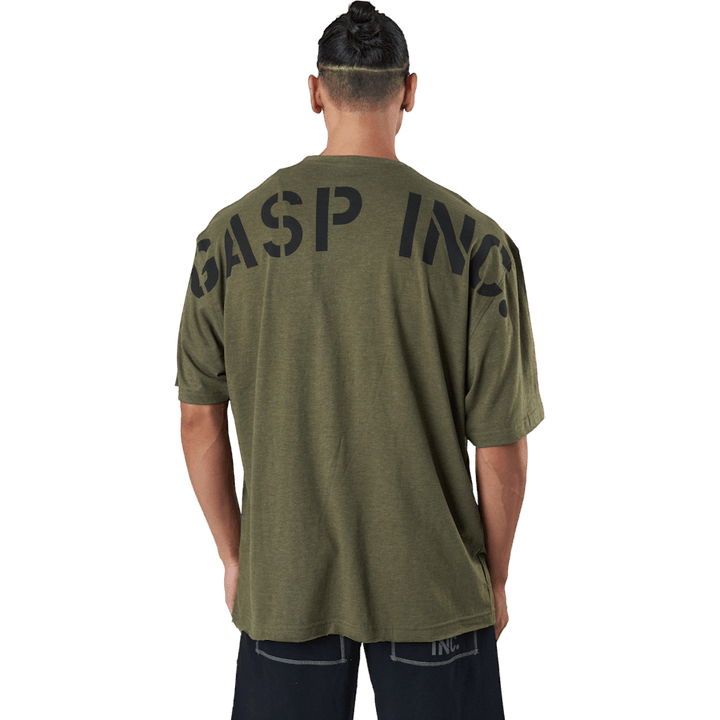 T-shirt Division Iron vert armée mélangé