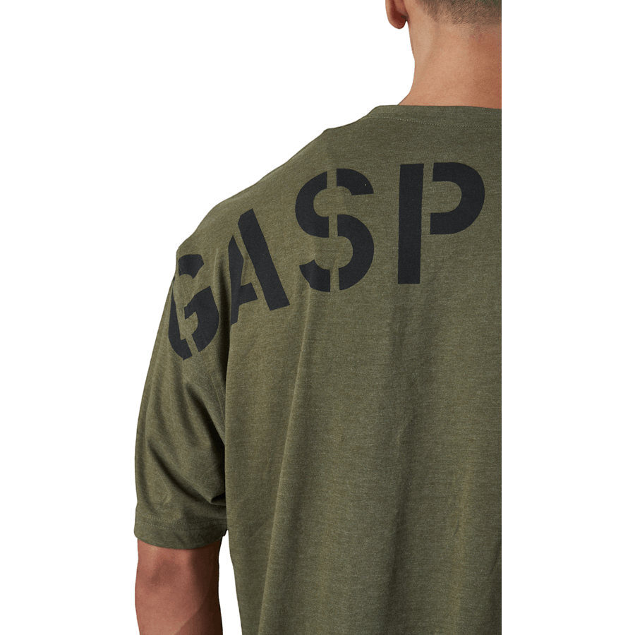T-shirt Division Iron vert armée mélangé