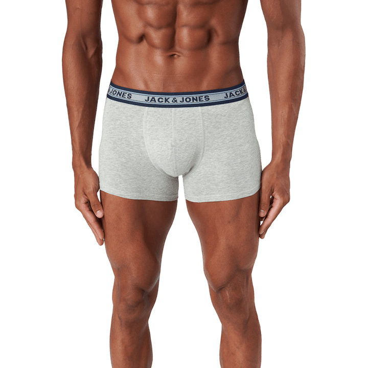 Jacoliver Trunks 5 Pack Noos Dark Grey Melange