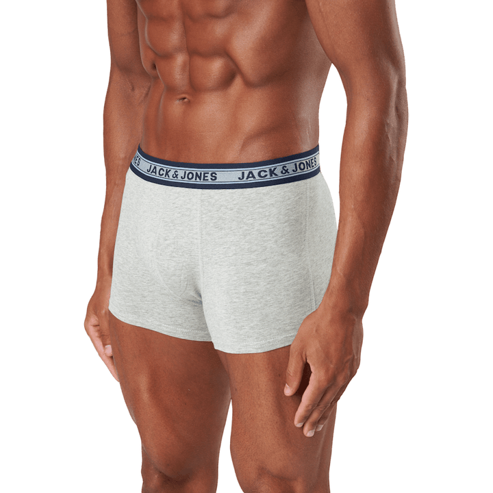 Jacoliver Trunks 5 Pack Noos Dark Grey Melange