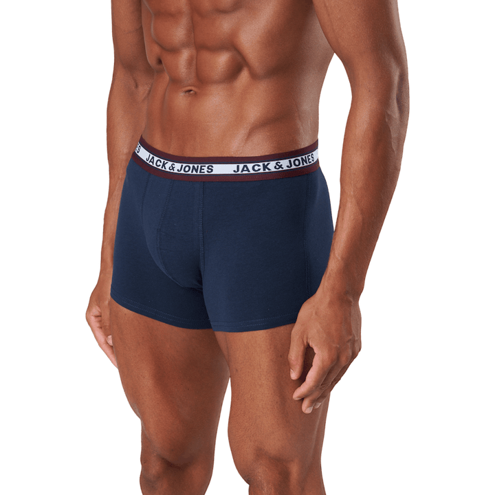 Jacoliver Trunks 5 Pack Noos Dark Grey Melange