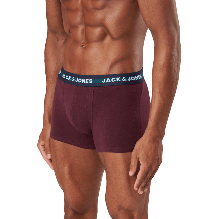 Jacoliver Trunks 5 Pack Noos Dark Grey Melange
