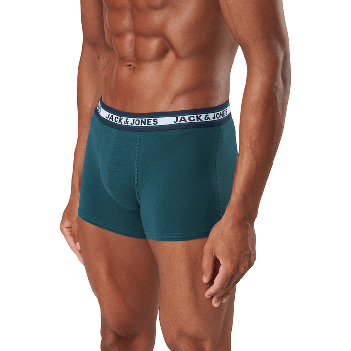 Jacoliver Trunks 5 Pack Noos Dark Grey Melange