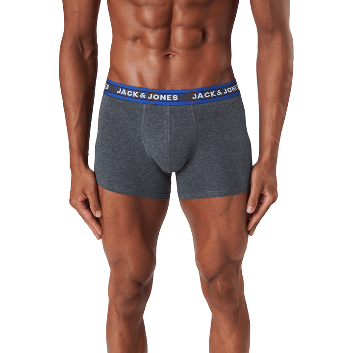 Jacoliver Trunks 5 Pack Noos Dark Grey Melange