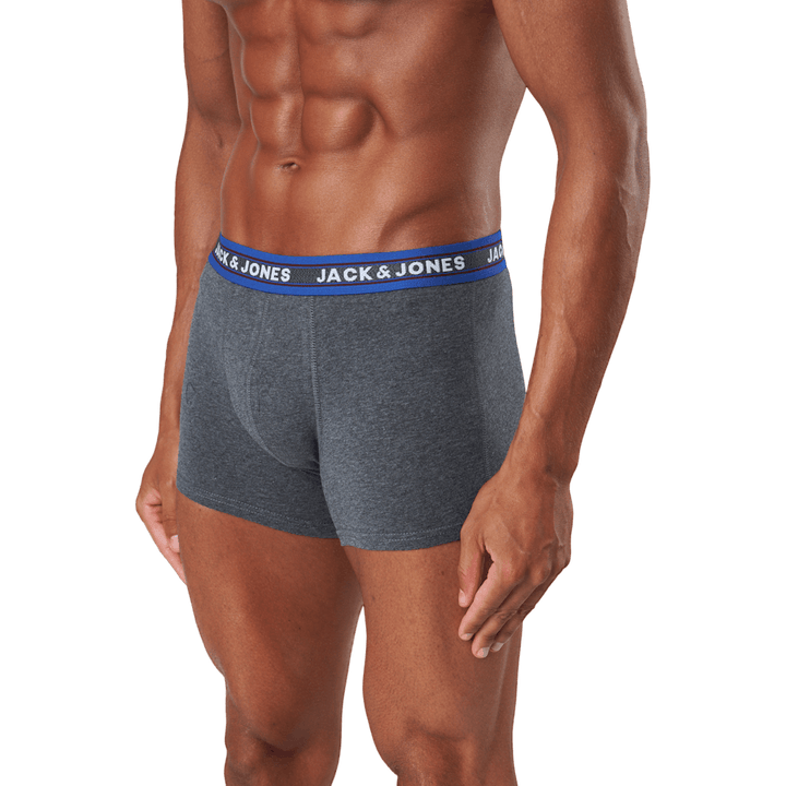 Jacoliver Trunks 5 Pack Noos Dark Grey Melange