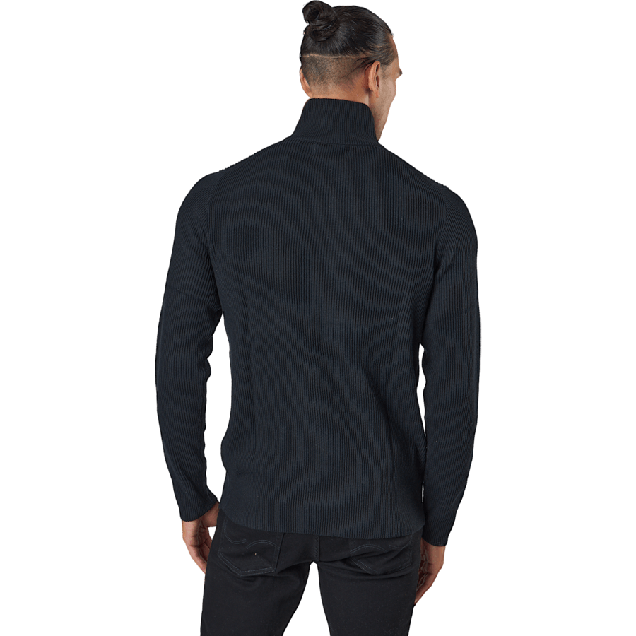 Jprperfect megztinis su užtrauktuku Jprfect Knit Zip Cardigan Black