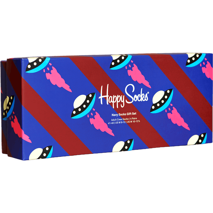 4-pack marinesokken geschenkset bordeauxrood