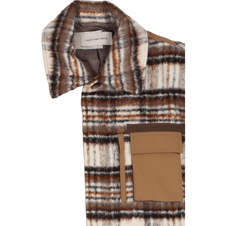 Karo/Nylon Phoenix Panelled C Kahki/kahki Check