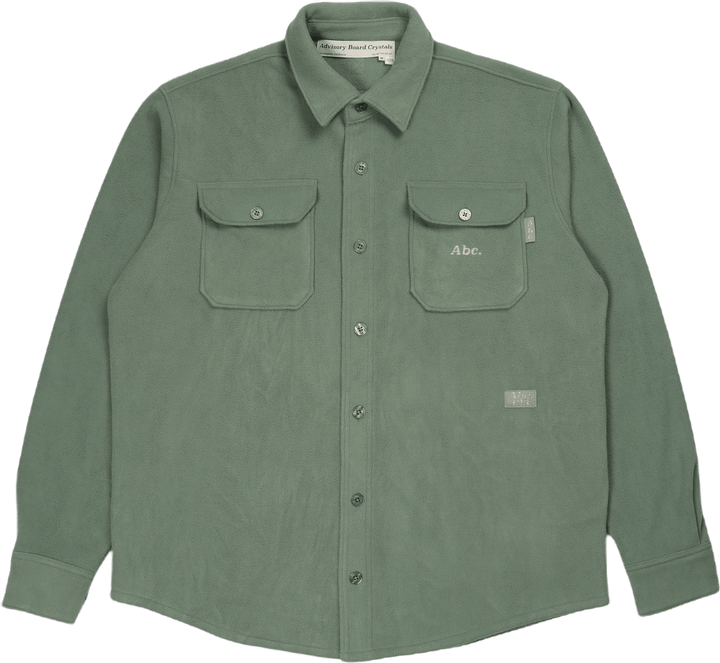 Abc. 123. Chemise polaire vert aventurine